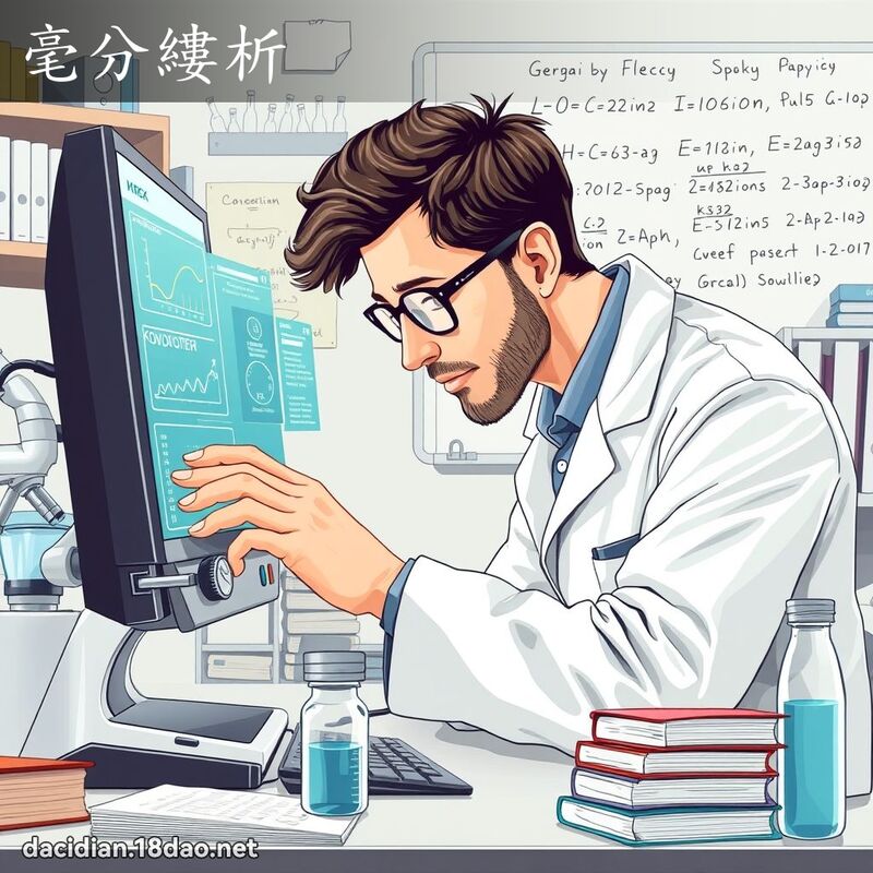 毫分缕析 - 国语大辞典配图