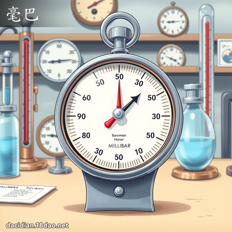 毫巴 - 国语大辞典配图