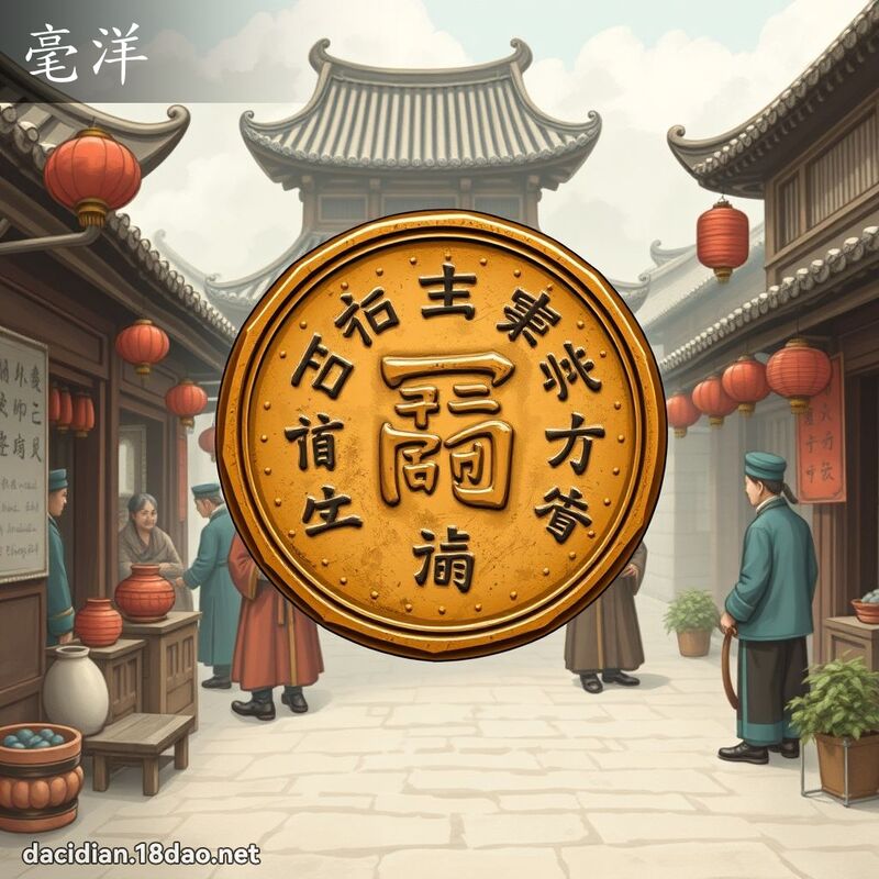 毫洋 - 國語大辭典配圖