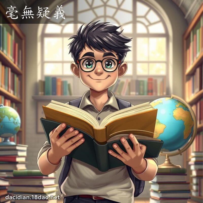 毫无疑义 - 国语大辞典配图