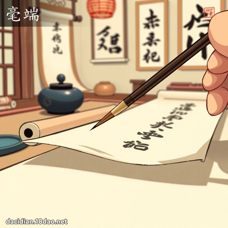 毫端 - 国语大辞典配图