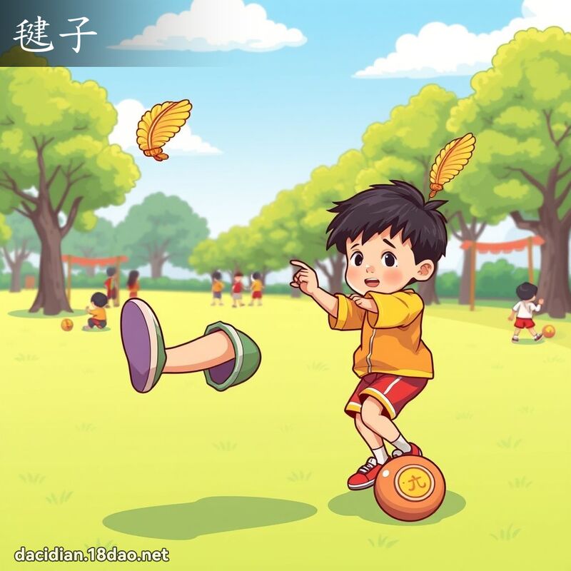 毽子 - 國語大辭典配圖