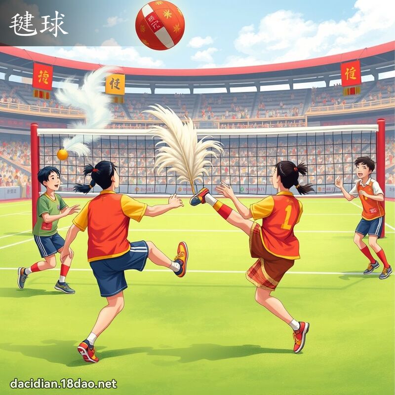 毽球 - 国语大辞典配图