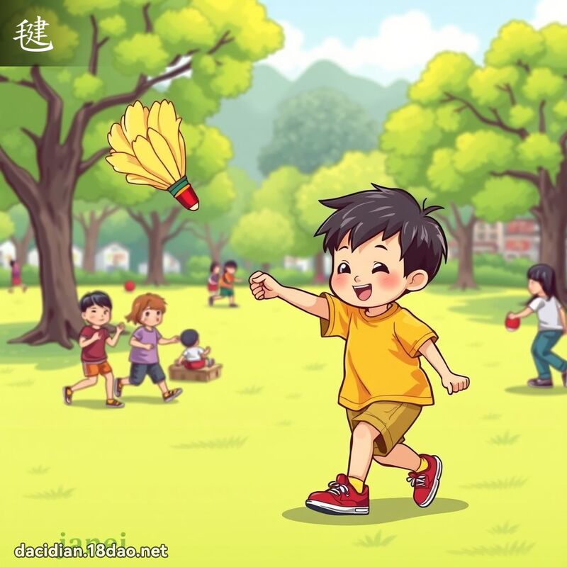 毽 - 國語大辭典配圖