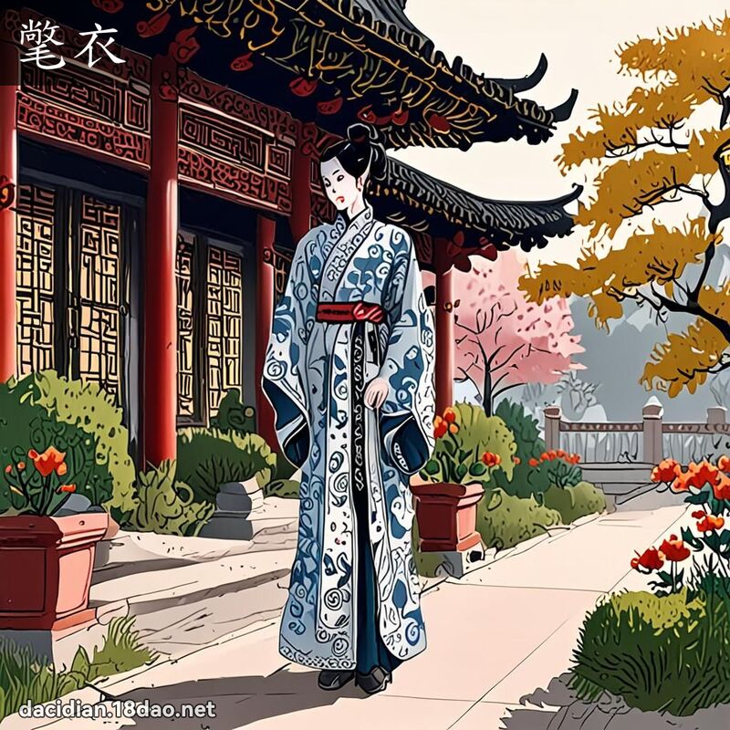 氅衣 - 國語大辭典配圖