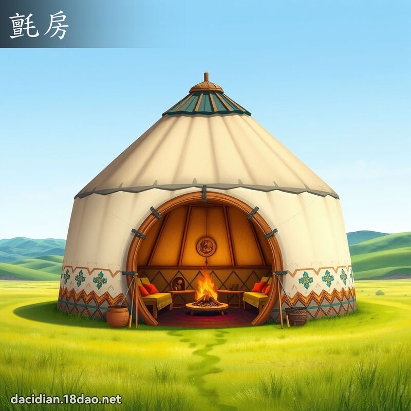 氈房 - 國語大辭典配圖