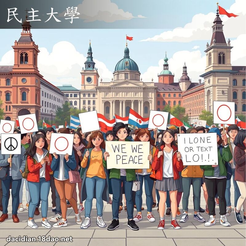 民主大學 - 國語大辭典配圖