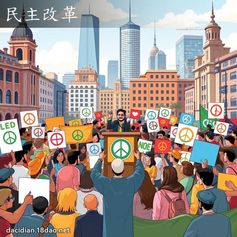 民主改革 - 國語大辭典配圖