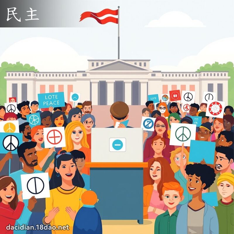 民主 - 國語大辭典配圖