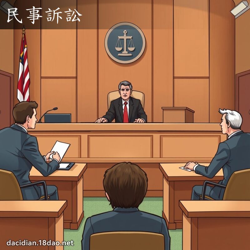 民事訴訟 - 國語大辭典配圖