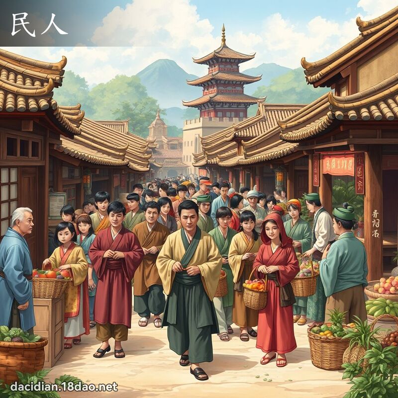民人 - 國語大辭典配圖