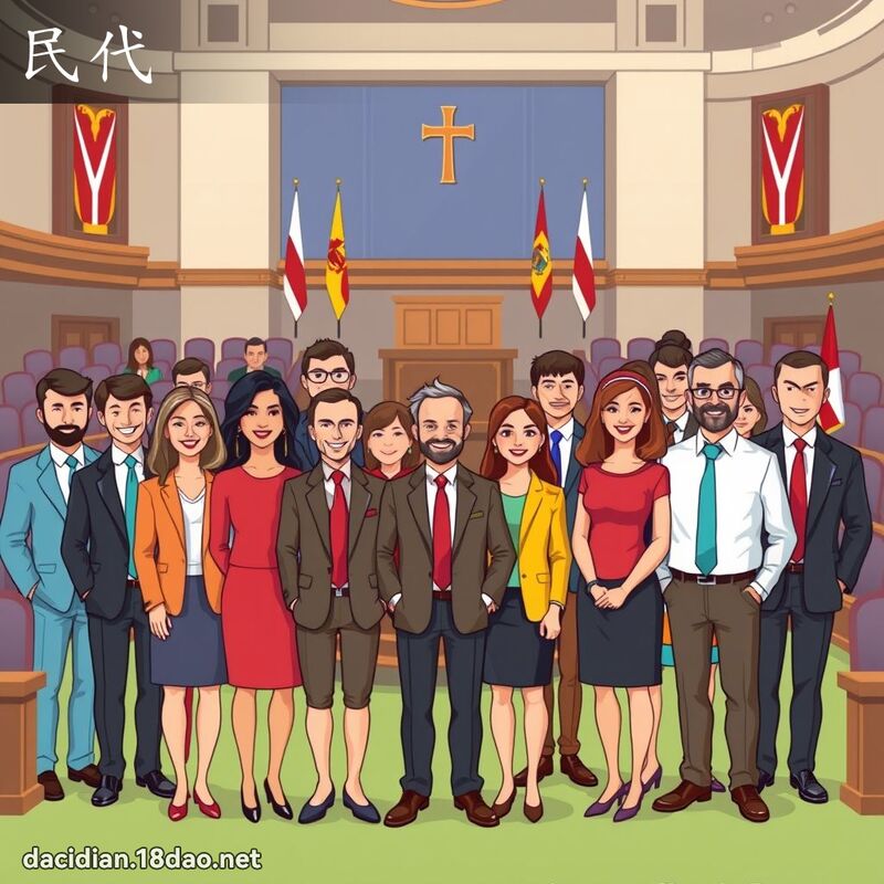 民代 - 國語大辭典配圖
