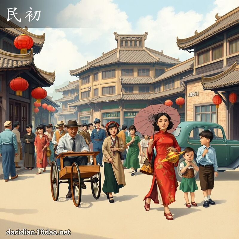 民初 - 国语大辞典配图