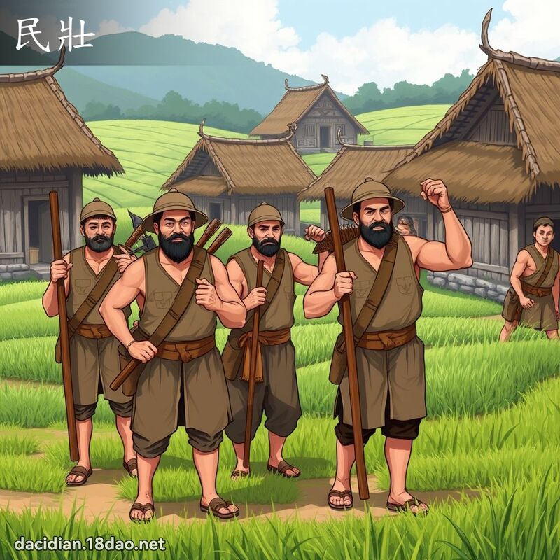 民壯 - 國語大辭典配圖