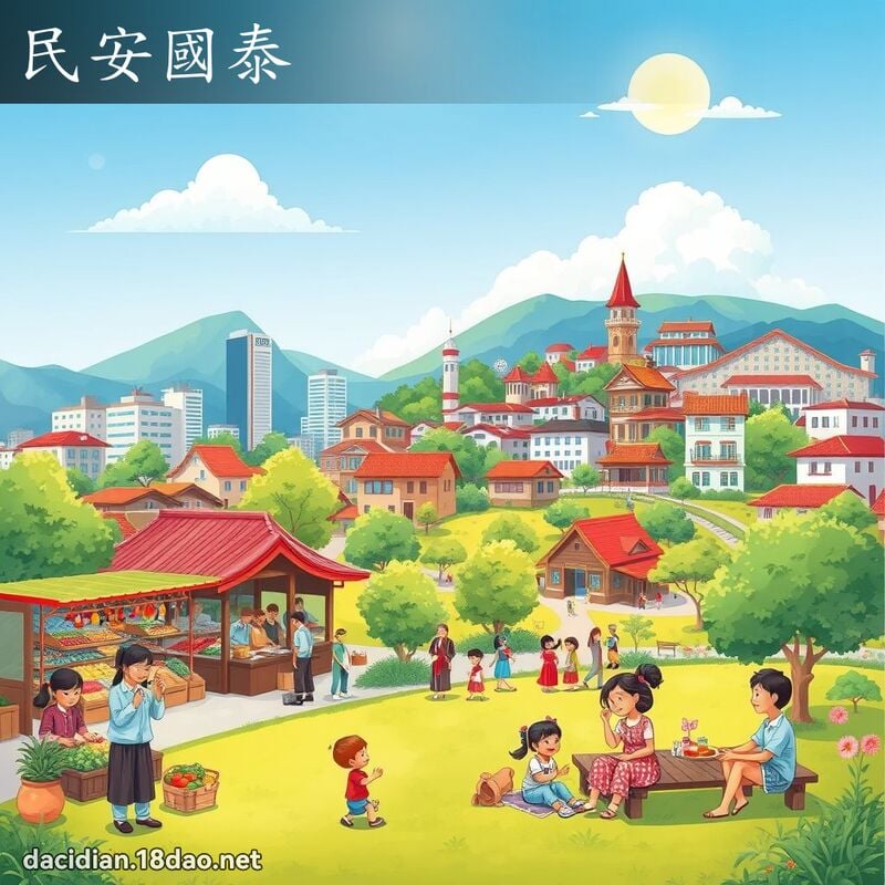 民安國泰 - 國語大辭典配圖