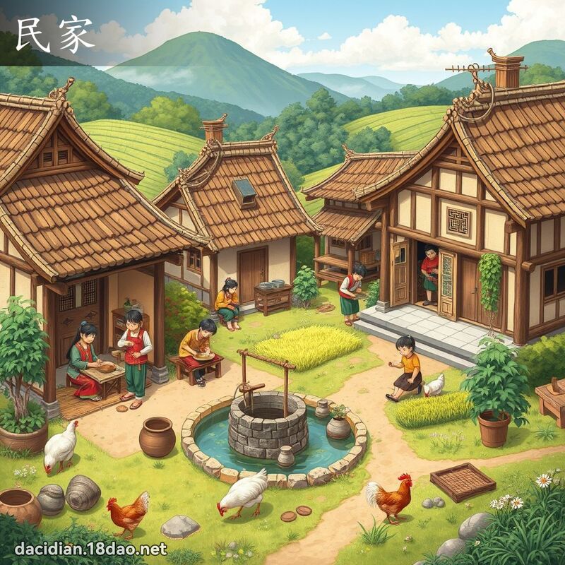 民家 - 国语大辞典配图
