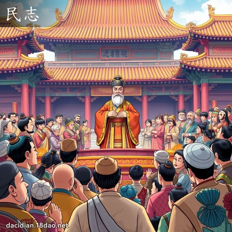 民志 - 國語大辭典配圖