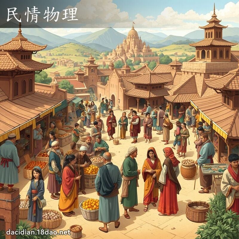 民情物理 - 国语大辞典配图