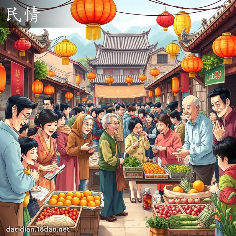 民情 - 国语大辞典配图