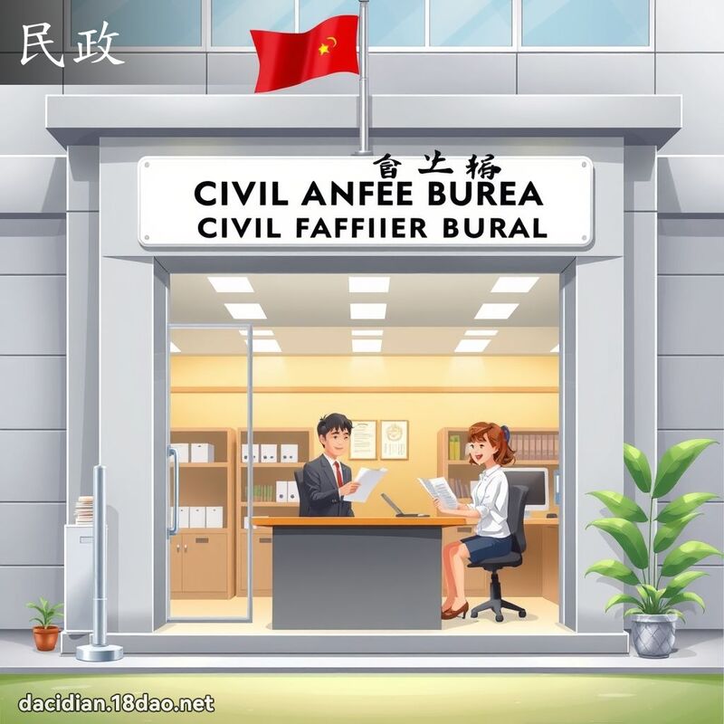 民政 - 國語大辭典配圖