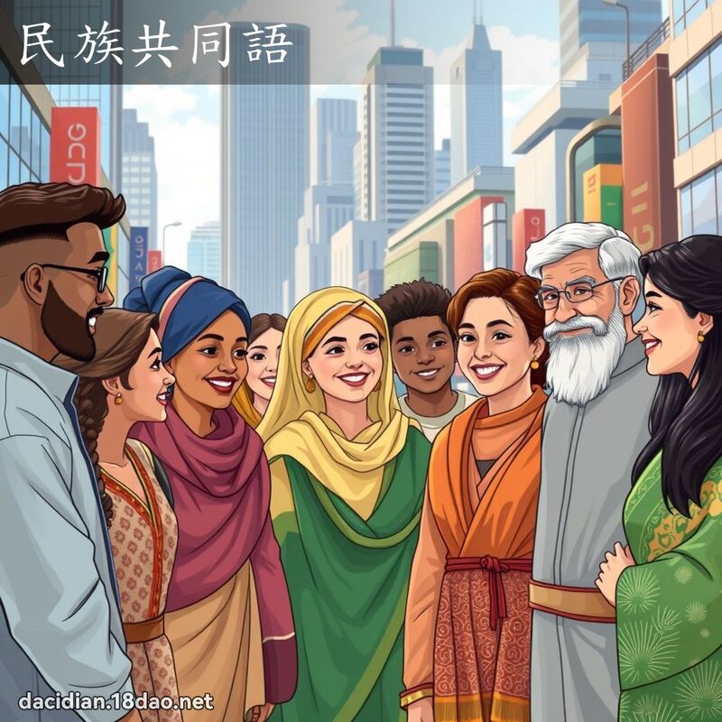 民族共同語 - 國語大辭典配圖