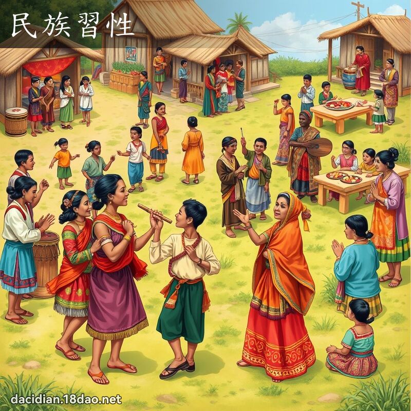 民族習性 - 國語大辭典配圖