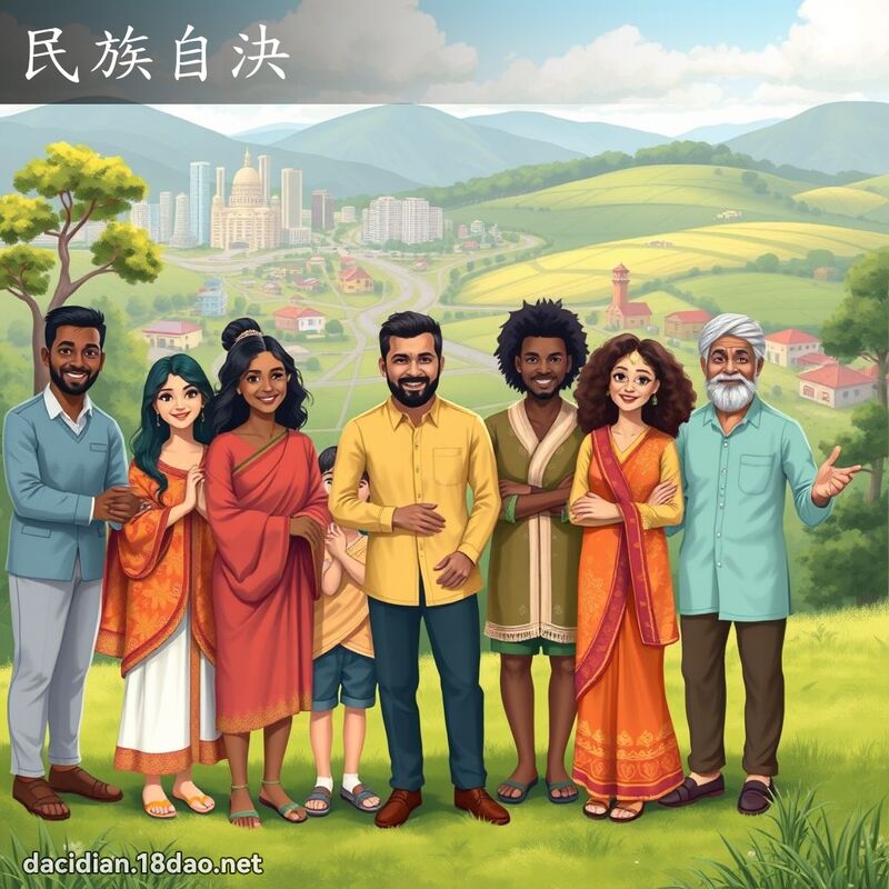 民族自决 - 国语大辞典配图