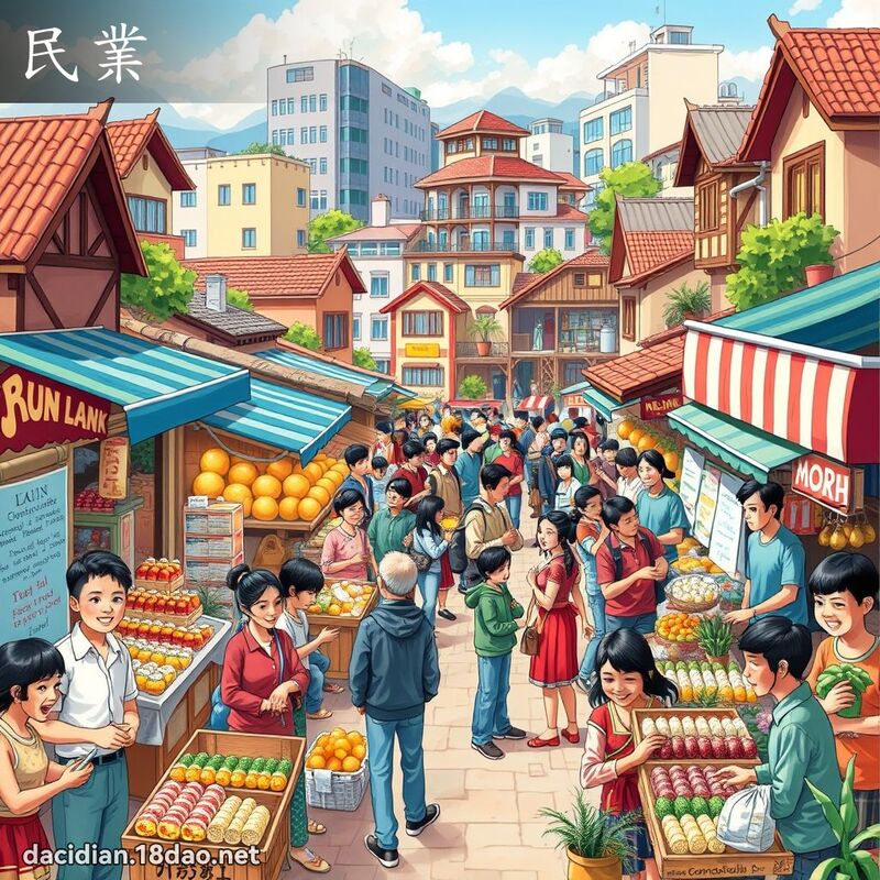 民業 - 國語大辭典配圖