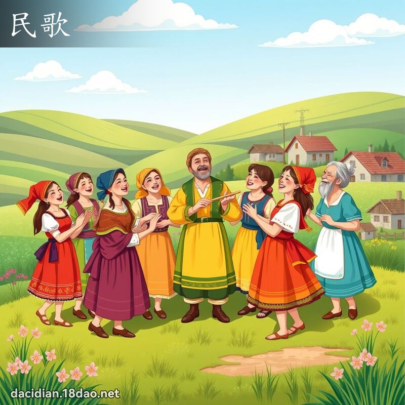民歌 - 国语大辞典配图