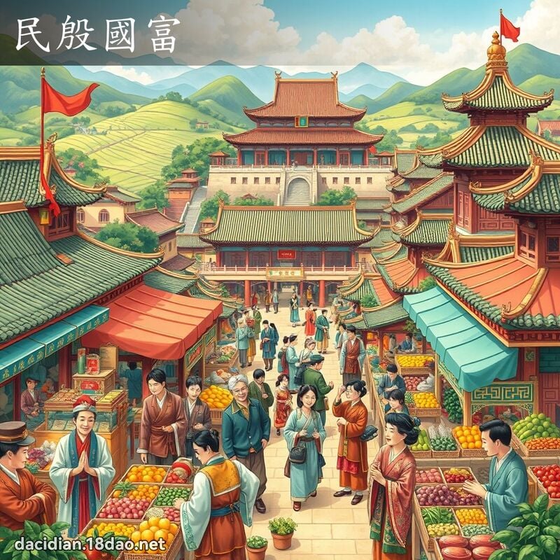 民殷国富 - 国语大辞典配图