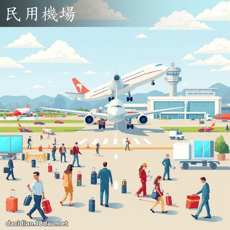 民用机场 - 国语大辞典配图