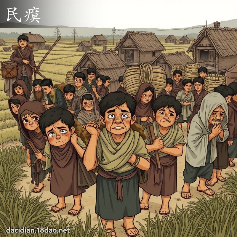 民瘼 - 国语大辞典配图