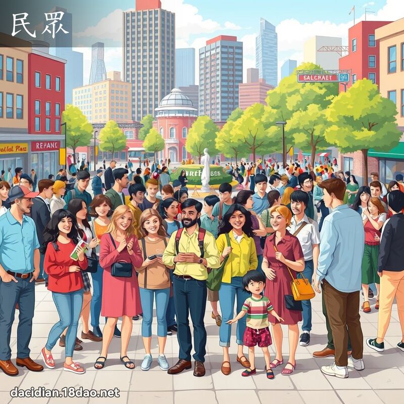 民眾 - 国语大辞典配图