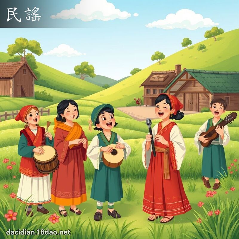 民謠 - 國語大辭典配圖