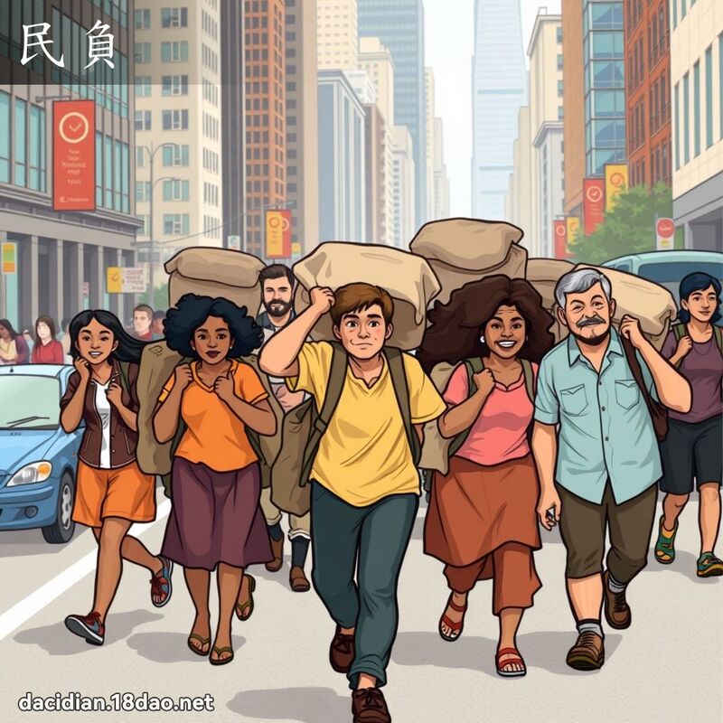民负 - 国语大辞典配图