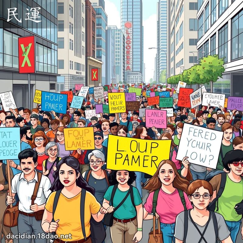 民运 - 国语大辞典配图