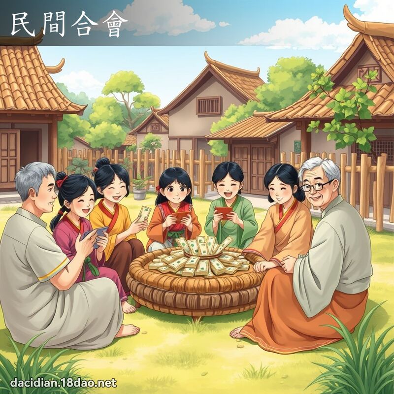 民间合会 - 国语大辞典配图
