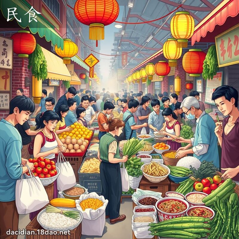 民食 - 國語大辭典配圖