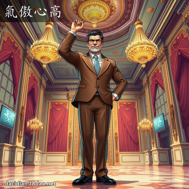 气傲心高 - 国语大辞典配图