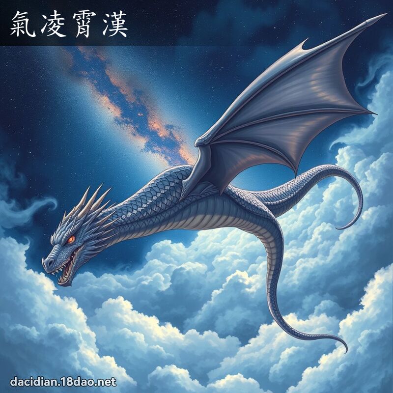 氣凌霄漢 - 國語大辭典配圖