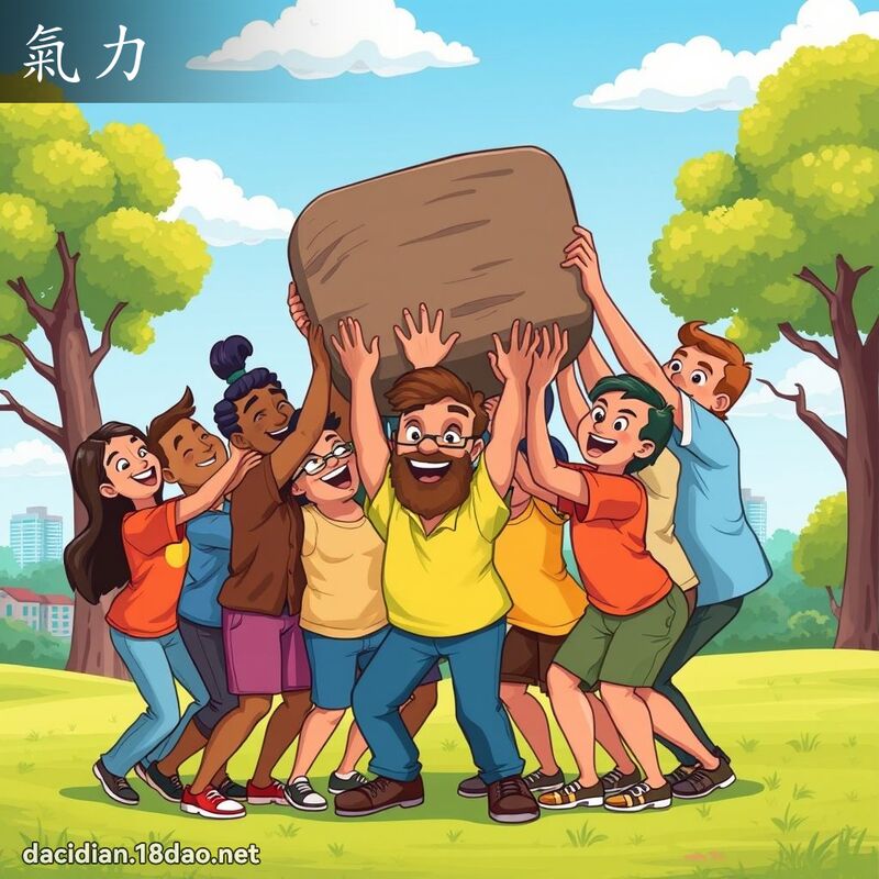 气力 - 国语大辞典配图