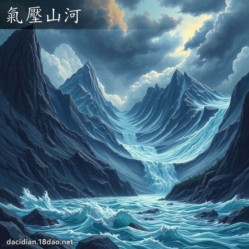 气压山河 - 国语大辞典配图