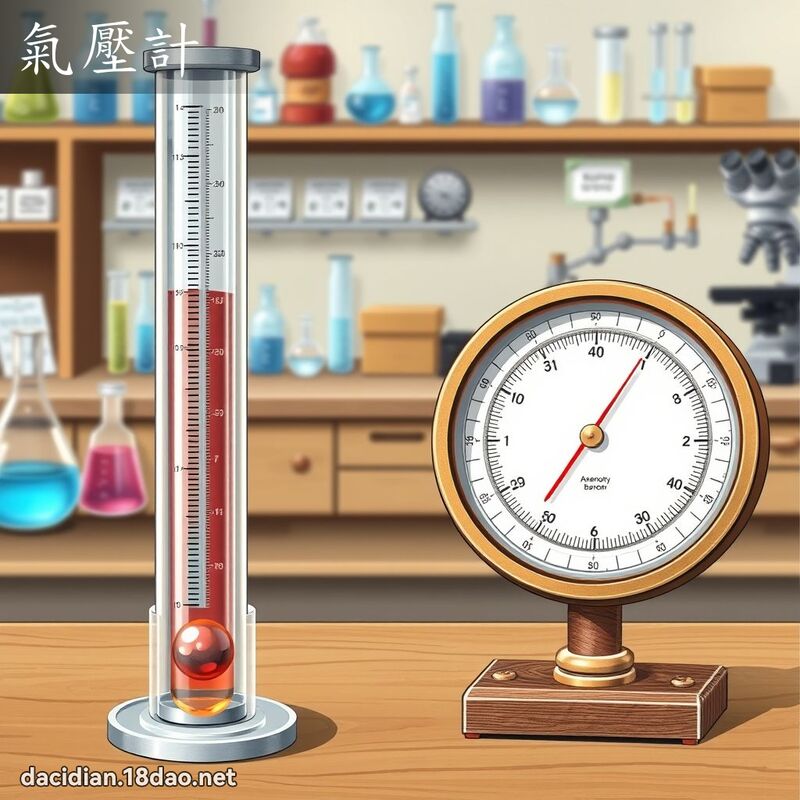氣壓計 - 國語大辭典配圖