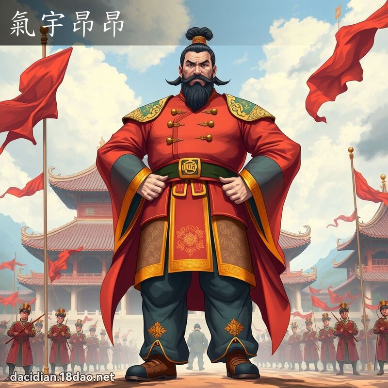 氣宇昂昂 - 國語大辭典配圖