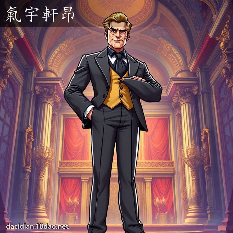 氣宇軒昂 - 國語大辭典配圖