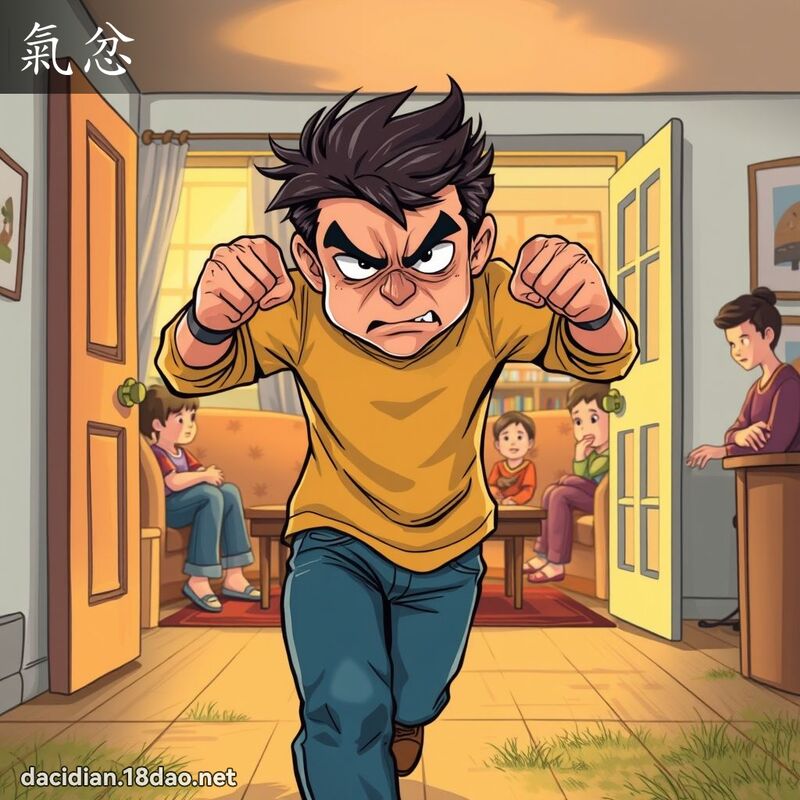 气忿 - 国语大辞典配图