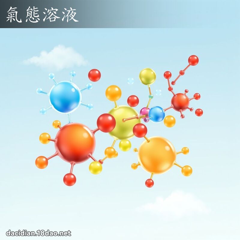 氣態溶液 - 國語大辭典配圖