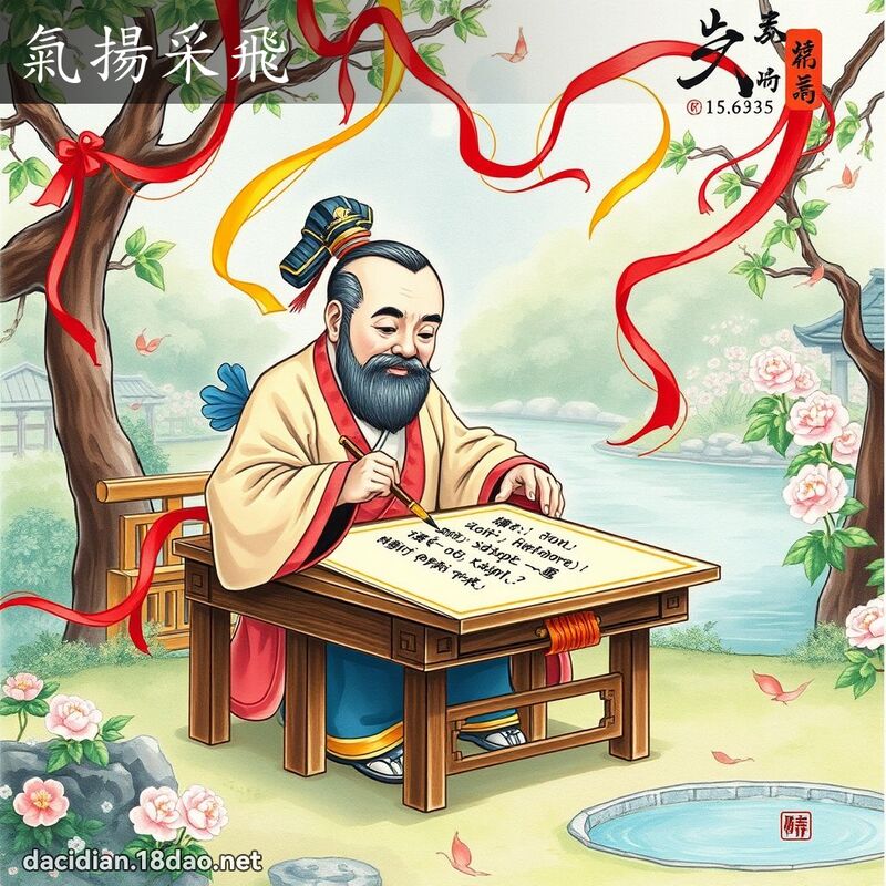 气扬采飞 - 国语大辞典配图