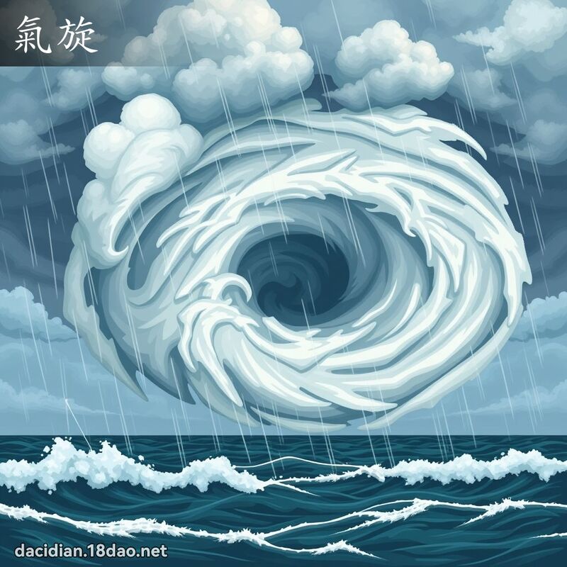 氣旋 - 國語大辭典配圖
