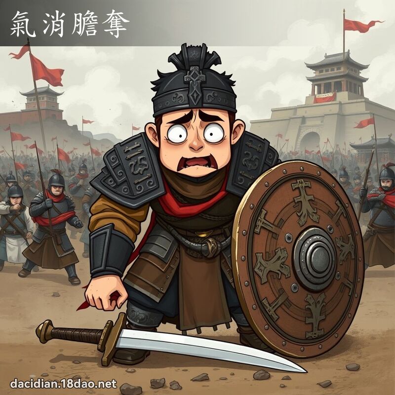 气消胆夺 - 国语大辞典配图